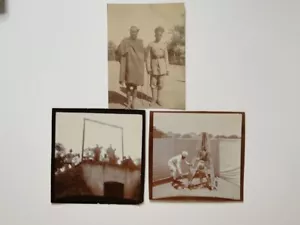 3 Fotos von afrikanischen Männern, die bestraft werden - aufgepeitscht & Ketten um 1900 - Bild 1 von 2
