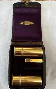 Kit da barba da viaggio vintage anni 1020 Gillette in pelle incompleto �� - Foto 1 di 13