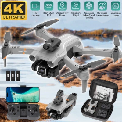 MARKENLOS Drone Pieghevole con Telecamera WIFI FPV RC Quadcopter Principianti RC Drone con 3 Batterie