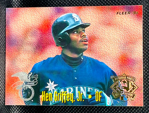 KEN GRIFFEY JR - 1995 Fleer Baseball - ALL-STARS Insert #7 - SEATTLE MARINERS