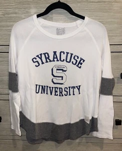Syracuse University Retro Brand White Long Sleeve Shirt XS - Picture 1 of 2