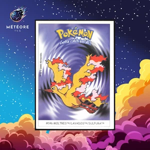 Carte Pokemon Sulfura / Moltres 146 Sticker Dunkin Boomer - Picture 1 of 2