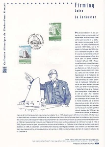 Philatelistisches Dokument 1. Tag: 38 2007 - Firminy Loire Le Corbusier - Bild 1 von 1