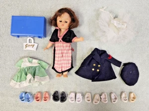 Muñeca Ginny vintage con ropa zapatos maleta ropa muñeca de moda - Imagen 1 de 16