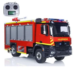 1/14 4X4 Metal Axles RC Fire Fighting Vehicle Car No Battery Assembled Model PNP - Picture 1 of 20