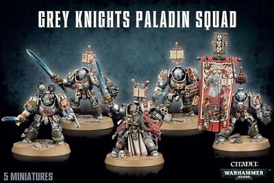 WARHAMMER 40000 GREY KNIGHTS PALADIN SQUAD - Photo 1/4