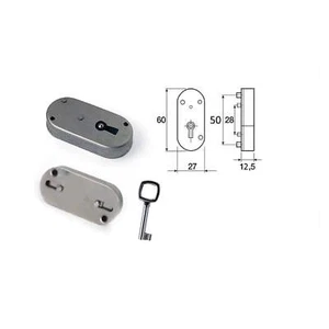 Serratura A Stringa 333 Meroni Con Chiave Per Mobili Ante Armadio - Foto 1 di 1