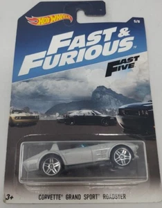 Hot Wheels 2017 Fast & Furious Series CORVETTE Grand Sport Roadster 5/8 - Picture 1 of 2