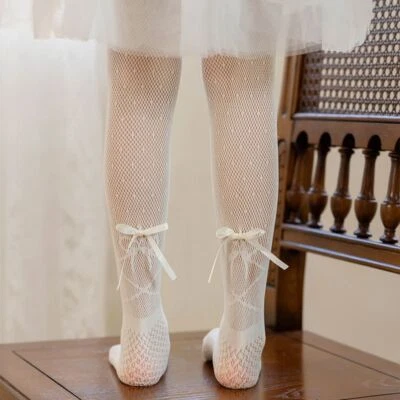Pantimedias de malla de regalo para niñas medias de nailon para niños nuevas medias suaves para niños Foto 1 de 4