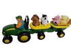 Tomy John Deere Hayride Tractor Green With Animals By Eric Farmer Figures Toy