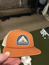 REI Co-op Trucker Hat Mesh Snapback Orange Member Colorado Hiking Skiing