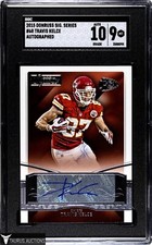 2015 Donruss Sig. Series #68 Travis Kelce Autographed Football Card SGC 10 AUTO