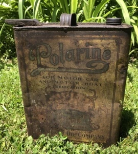 polarine motoröldose 1911-1923 1 Gallone selten Scheunenfund antik - Bild 1 von 10