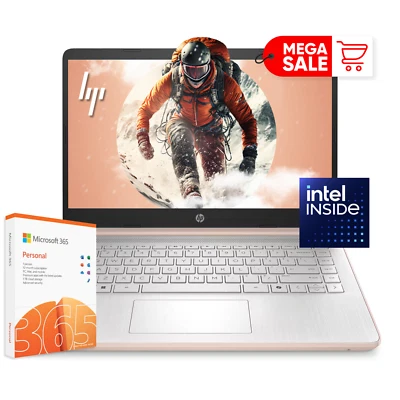 2025 Newest HP Laptop 14" Quad-Core Intel Processor Up to 16GB RAM 384GB Storage - Image 1 of 4