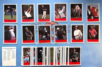 1990 Donruss Miller Press PGA Golf Set 66 Cards P.Stewart Couples Norman Rookies - Image 1 of 4