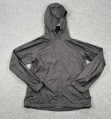 Simms Chaqueta de Lluvia Mujer Grande Gris Cremallera Completa Ligera Impermeable Exterior Capucha Foto 1 de 4