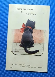 Louis Wain Original Post Card Cat - Picture 1 of 2