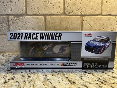Kyle Larson Phoenix Win #5 Hendrick Cars 2021 color cromo 1/24 Foto 1 de 4