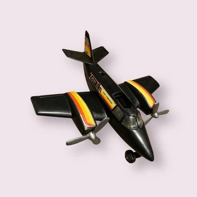 Vintage 1979 Tonka Hand Commander Black Airplane Turbo Prop Plane Not Working - Image 1 of 4