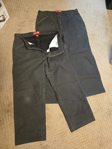 Pantalones utilitarios Coleman forrados de lana para hombre - 34 X 30 grises lote de 2  - Imagen 1 de 11