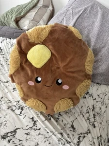 Squishable Stacked Pancakes 9" Food Plush With Butter Pat Kawaii Smiling - Picture 1 of 3