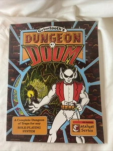 Grimtooth's Dungeon of Doom First Printing 1992 flying buffalo fantasy RPG - Picture 1 of 5