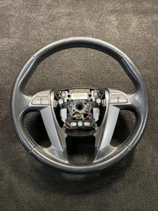 2009-2015 Honda Pilot Black Leather Steering Wheel OEM - Picture 1 of 11