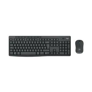 Tastatur mit Maus Logitech MK370 Graphit Qwerty Portugiesisch - Afbeelding 1 van 1