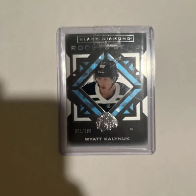 2021-22 Upper Deck Black Diamond - Rookie Gems Wyatt Kalynuk #RG-WK /399 (RC) - Image 1 of 2