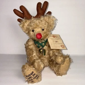 Hermann Rudolf Weihnachten Teddybär Mohair Gelenke Limited Edition #185/500 - Bild 1 von 13