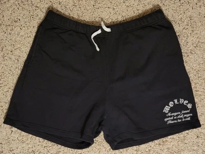 Darc Sport Shorts Mens XL Black Wolf Limited Cotton Workout Gym - Image 1 of 4