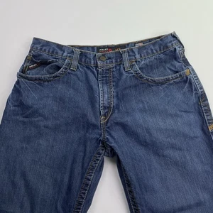 Pantalones de mezclilla Ariat FR M3 para hombre 36x32 (36x30) sueltos pierna recta resistente al fuego trabajo gato 2 - Imagen 1 de 12