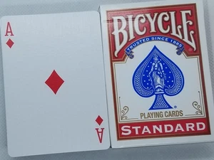 SVENGALI DECK - Red backed Ace Of Diamonds key- Magic Cards bicycle - new - Picture 1 of 3