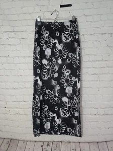 Vtg Y2K Xhilaration Floral Skirt Womens M 70s Hippie Midi Whimsigoth Grunge - Picture 1 of 6