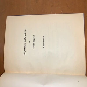 LA POTENZA DELLO SPIRITO E I SUOI SEGRETI - DI HARRY LORAYNE - EDIZIONE PRIVATA - Foto 1 di 2