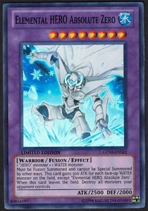 Yugioh Elemental HERO Absolute Zero GENF-ENSE1 Super Rare Limited - NM - Bild 1 von 2