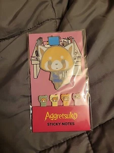 Aggretsuko Sticky Notes LOOTANIME EXCLUSIVE - Picture 1 of 2