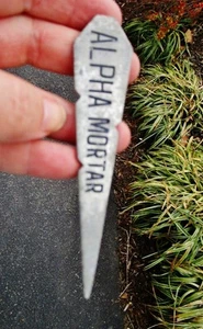 ALPHA MORTAR MASONRY Mason STRING LINE PIN TOOL - ALPHA PORTLAND CEMENT COMPANY - Picture 1 of 3