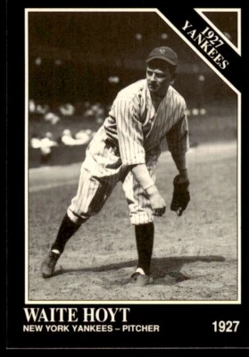 1991 The Sporting News Conlon Collection Waite Hoyt Baseball Cards #115 - Image 1 of 2