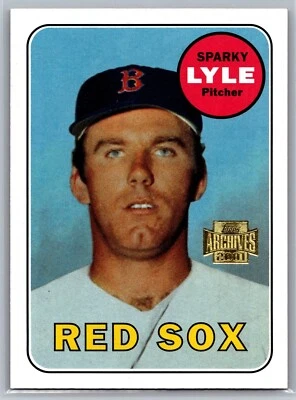 2001 TOPPS ARCHIVES BASEBALL 282 SPARKY LYLE RED SOX - Image 1 of 2