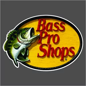 700-122 Bass Pro Shops Carpet Graphic Decal Sticker for Fishing Bass Boats - Picture 1 of 2