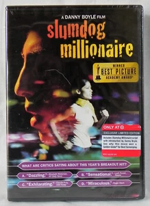 "Slumdog Millionaire" DVD + Shooting Script Book, 2008 Best Picture, New Sealed - Picture 1 of 3