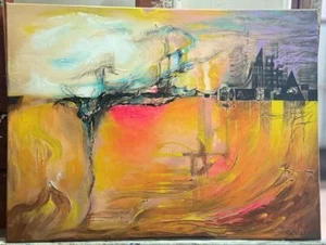 Original Abstract Oil Paintings by Peruvian Artist Jorge Ortiz – Choose Your Art - Picture 1 of 2
