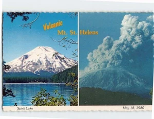 Postcard Mt. St. Helens & Spirit Lake Washington USA - Picture 1 of 2