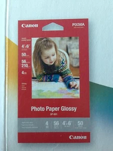 Canon Glossy Fotopapier 4x6 Paket mit 50 Blatt GP-601 - Bild 1 von 4