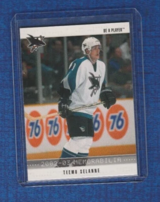 2002-03 ITG Be a Player Memorabilia Hockey # 162 Teemu Selanne - Image 1 of 2