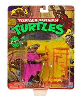 Teenage Mutant Ninja Turtles Classic Retro Wave 4 - Splinter Action Figure - Image 1 of 3