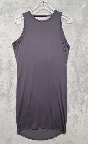 UNDERCOVER Abito Victoria Secret donna piccolo grigio elasticizzato modale scoop posteriore cover atletica