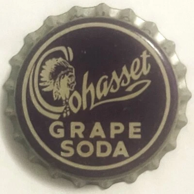 Rare 1950s Vintage Cohasset Grape Soda Cork Bottle Cap, Youngstown, OH - Image 1 of 4