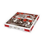 Square Cafe Design B-Flute Corrugated Pizza Box White 16' L x 16' W | 50/Bundle